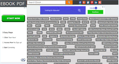 Desktop Screenshot of ebookpdf.com